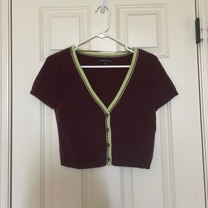 Pacsun Kendall and Kylie Ripped short sleeve sweater top